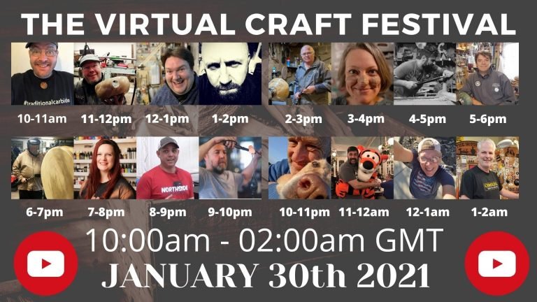 Sat 30 Jan – The Virtual Craft Festival